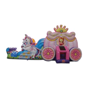 27ft Princess Double Lane Combo Slide