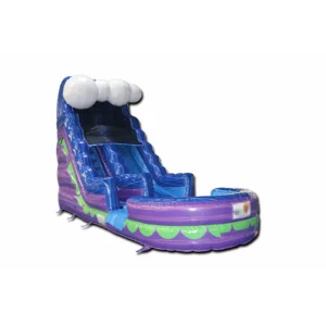 18ft Marble Sea Wave Water Slide