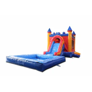 15ft Marble Water Slide Single Sheet Big Pool