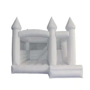 16ft Romantic White Wedding Bouncer Widding Combo Slide