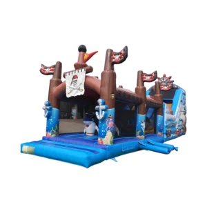 50ft Pirate Ship Obstacle Course Two Separated Parts