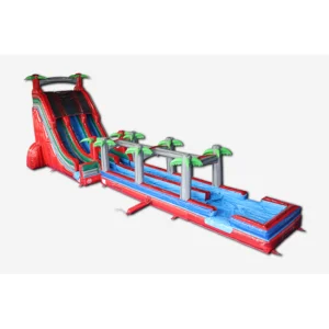 22ft Big Tropical Water Slide With N Slip Slide