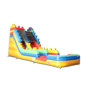 16.7ft Marble Lego Water Slide